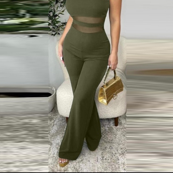 One Shoulder Jumpsuit - Picture 3 of 4